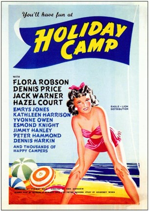 Framed Holiday Camp Print