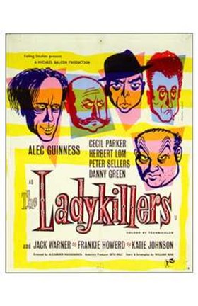 Framed Ladykillers - Alec Guinness Print