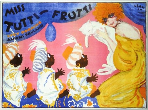 Framed Miss Tutti Frutti Print