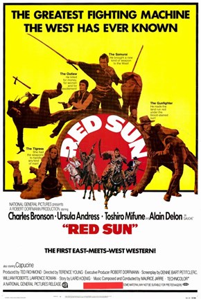 Framed Red Sun The Film Print