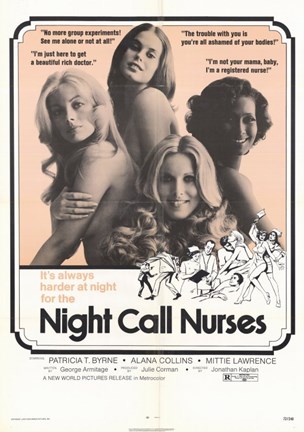 Framed Night Call Nurses Print
