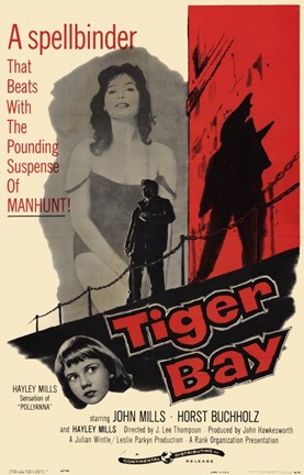 Framed Tiger Bay (movie poster) Print