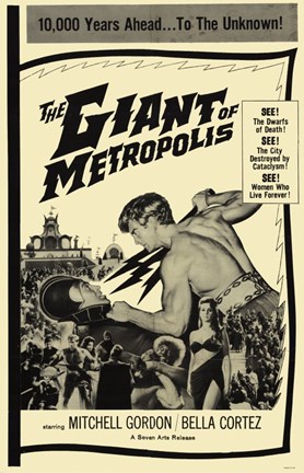 Framed Giant of Metropolis Print
