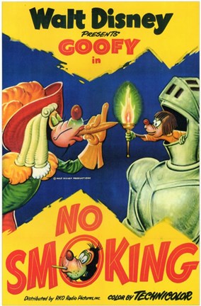 Framed No Smoking - Walt Disney Print
