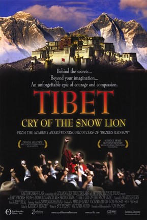 Framed Tibet: Cry of the Snow Lion Print