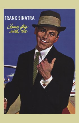 Framed Frank Sinatra Print