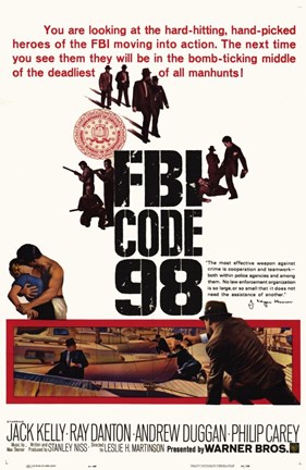 Framed Fbi Code 98 Print