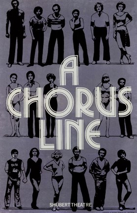 Framed Chorus Line  (Broadway Musical) Print