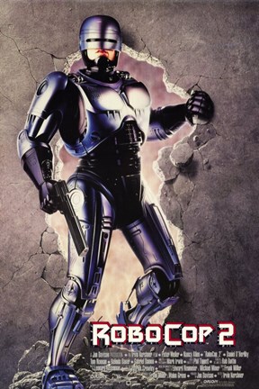 Framed Robocop 2 Print