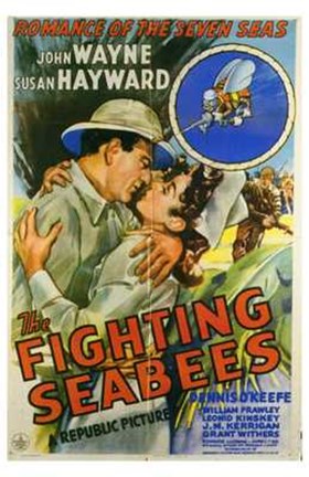 Framed Fighting Seabees Print