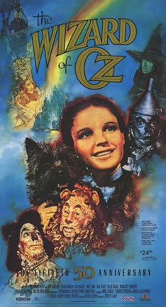 Framed Wizard of Oz Print