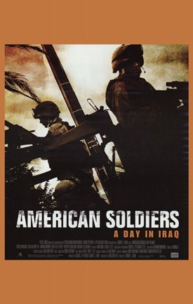 Framed American Soldiers Print