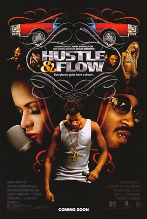 Framed Hustle and Flow Terrence Howard Print