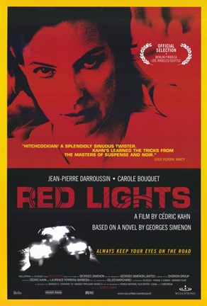 Framed Red Lights Print