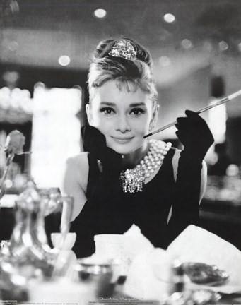 Framed Audrey Hepburn - Breakfast at Tiffany&#39;s Print