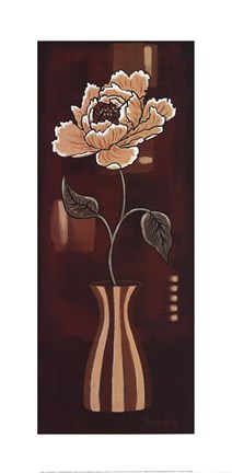 Framed Floral Dance II Print