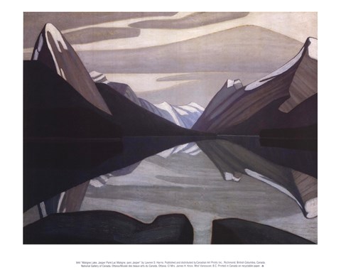 Framed Maligne Lake, Jasper Park Print