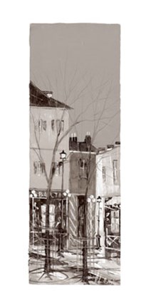 Framed Vue De Montmartre I Print