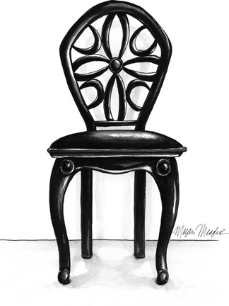 Framed Designer Chair II Print