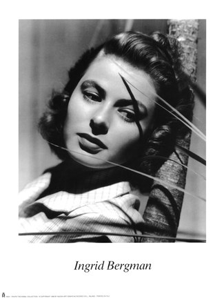 Framed Ingrid Bergman Print