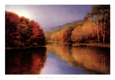 Framed Autumn Afternoon Stillness Print