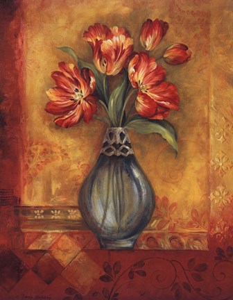 Framed Pandora&#39;s Tulips Print