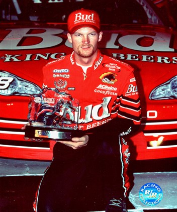 Dale Earnhardt, Jr. with pole