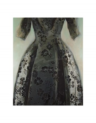 Framed Black Balenciaga Dress Print