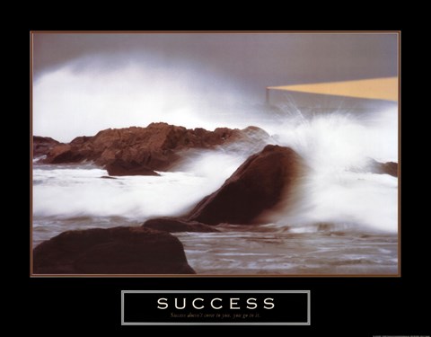 Framed Success - Lighthouse Print