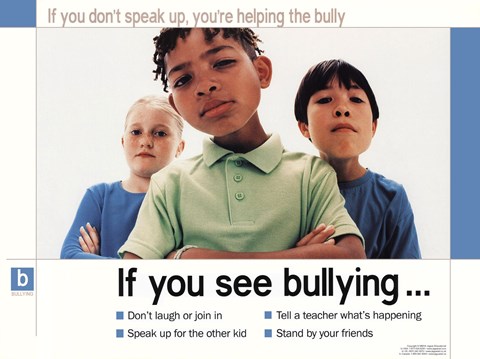 Framed If You See Bullying Print