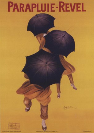 Framed Parapluie-Revel Print