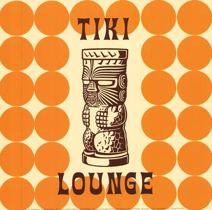 Framed Tiki Lounge Print