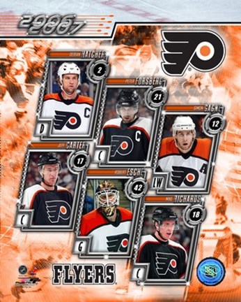 Framed &#39;06 / &#39;07 -  Flyers Team Composite Print