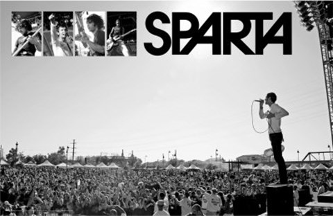 Framed Sparta - Live on stage Print