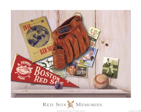 Framed Red Sox Memories Print