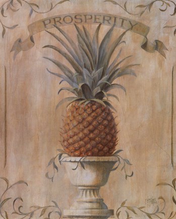 Framed Pineapple - Prosperity Print