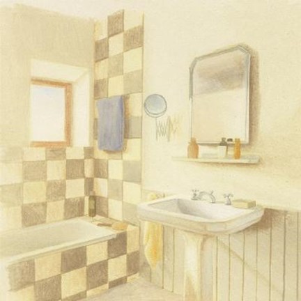 Framed Bathroom Print