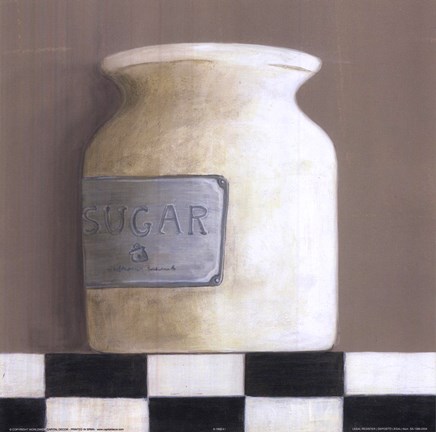 Framed Sugar Jar Print