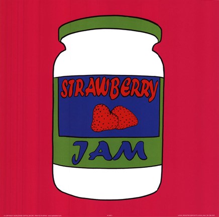 Framed Strawberry Jam Print