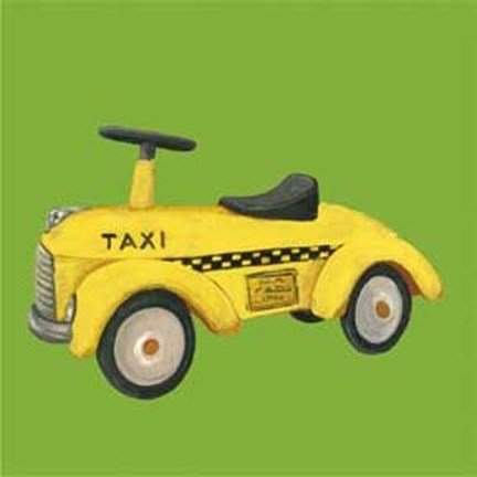 Framed Taxi Print