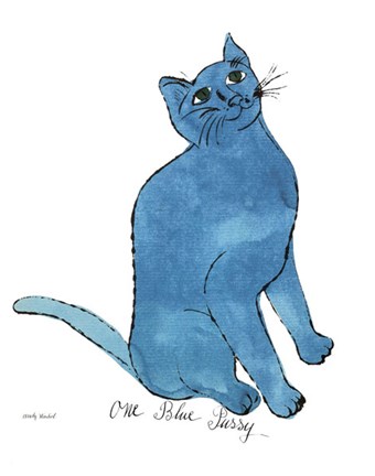 Framed Untitled (One Blue Pussy), c. 1954 Print