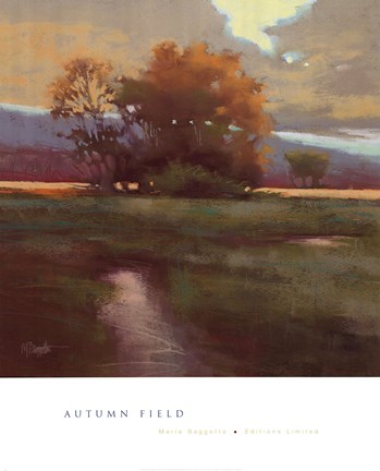 Framed Autumn Field Print