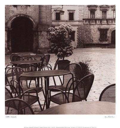 Framed Caffe, Toscana Print