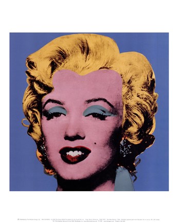 Framed Shot Blue Marilyn, 1964 Print
