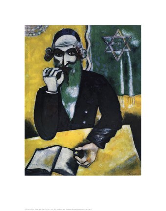 Framed Rabbi, The Pinch of Snuff Print