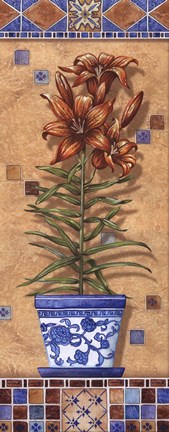 Framed Flower In Greece II - Mini Print