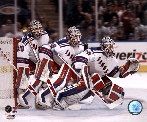 Framed Henrik Lundqvist - 2007  Multi Exposure Print