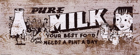 Framed Pure Milk Print