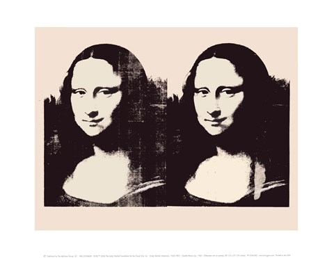 Framed Double Mona Lisa, c.1963 Print