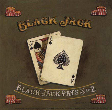 Framed Blackjack - special Print